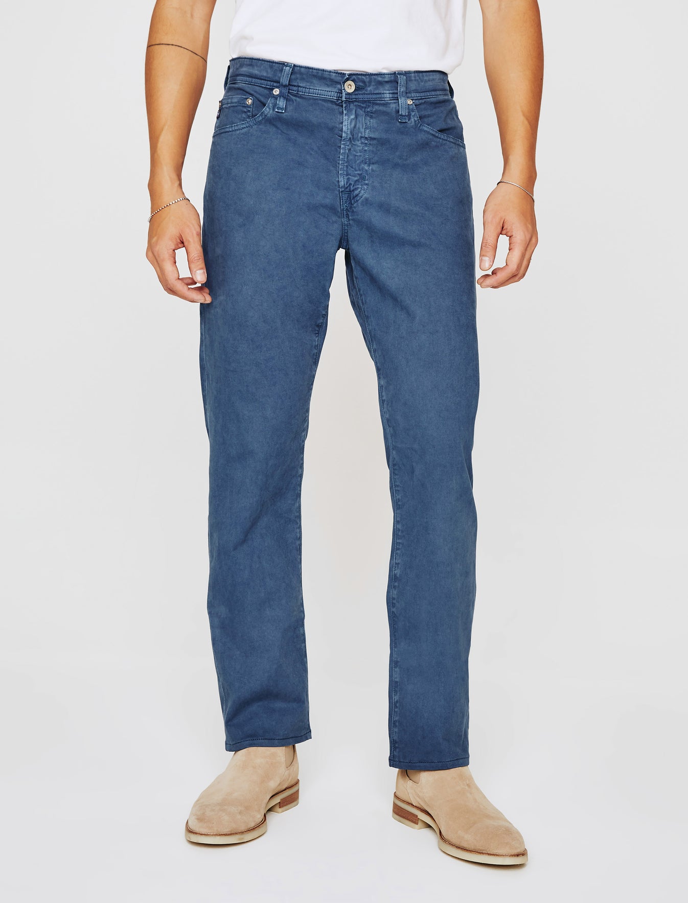 Everett SUD|Sueded Slim Straight Leg